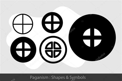 Paganism Symbols Set Stock Vector by ©baavli #111898060