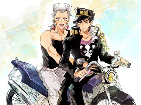 Polnareff And Jotaro By Pixiv Id 643549 Jojo Bizzare Adventure Jojo