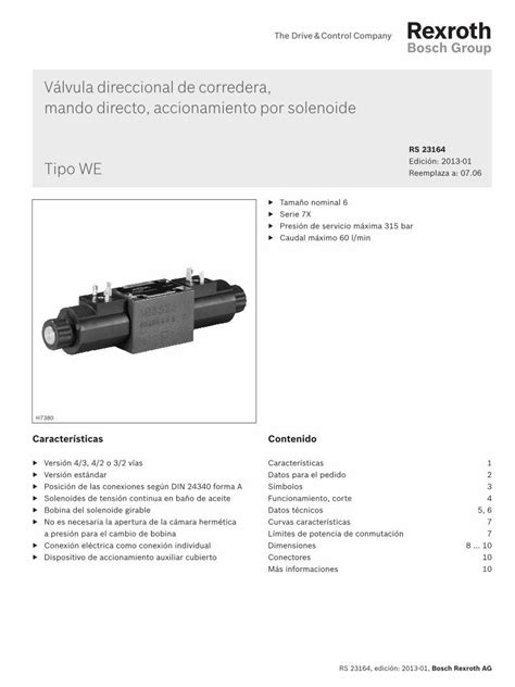 PDF Válvula direccional de corredera mando directo olagorta