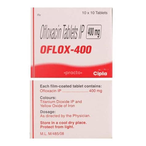 Ofloxacin Tablet IP Floxin View Uses Side Effects Dosage