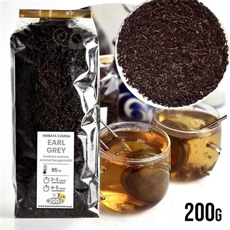 Herbata Herbata Czarna Earl Grey Bergamotka Liściasta 200G Ceny i