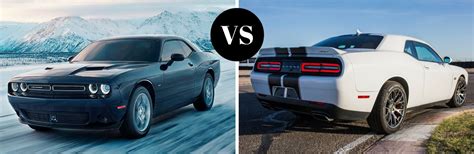 2017 Dodge Challenger Sxt Vs 2017 Challenger Hellcat