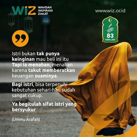 Istri Bukan Tak Punya Keinginan Mau Beli Ini Itu Wahdah Inspirasi Zakat