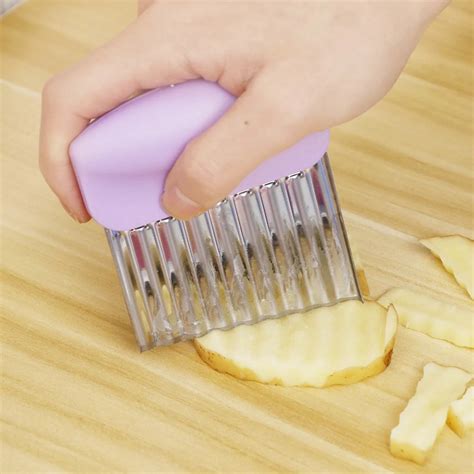 French Fries Cutter Stainless Steel Potato Chips Making Peeler Cut