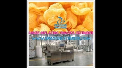 Maize Inflating Snacks Extruder Healthy Crispy Extruded Corn Puff