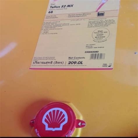 Jual New Oli Shell Tellus S2 Mx 68 Hidrolik Limited Shopee Indonesia