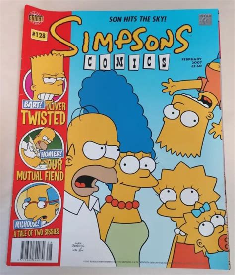 Comic The Simpsons Comics Bongo Titan Issue 128 February 2007 Matt