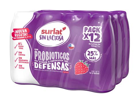 PROBIOTICO FRUTILLA PACK 12 X 100 Ml Quillayes Surlat