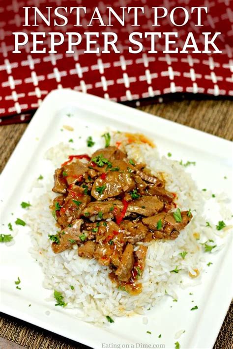 Instant Pot Chinese Pepper Steak Recipe Simple And Delicious