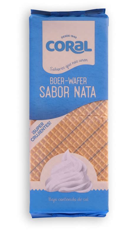 Boer Wafer Nata Galletas Coral