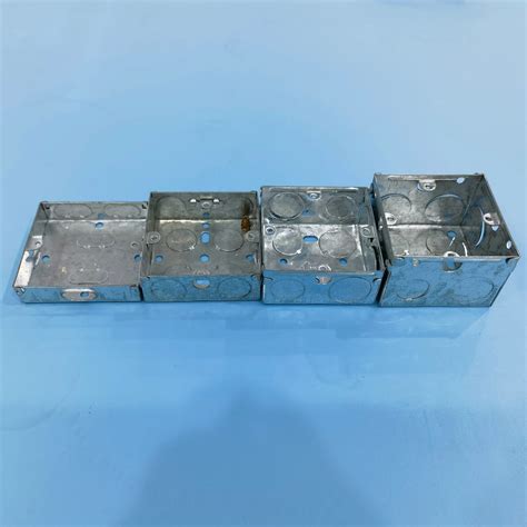 Galvanized Electrical Metal Junction Box 3x3 Switch Box China Gi Back