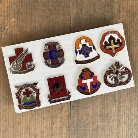 Military Unit Crests Insignias Vintage | #4607642152