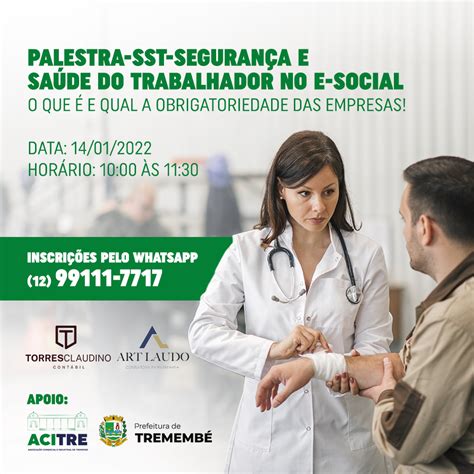 Palestra SST Segurança e saúde do trabalhador no E social O que é e