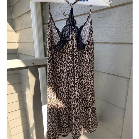 Cheetah Print Lingerie Slip Dress Perfect For A Depop