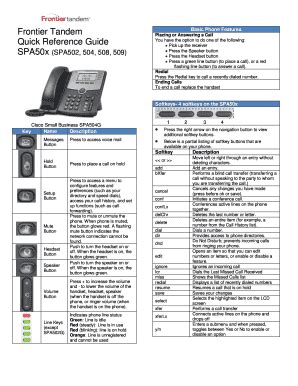 Fillable Online Frontier Tandem Fax Email Print Pdffiller