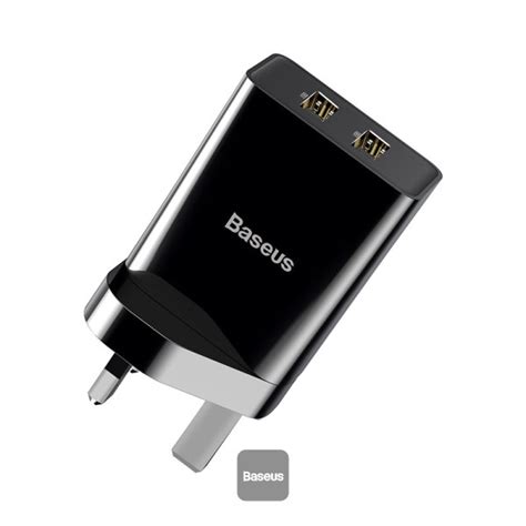 Baseus Online Baseus Speed Mini Dual U Charger 10 5W Black