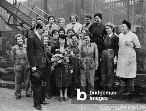 Image Of Female Shipyard Workers At South Shields South Shields Uk 1945