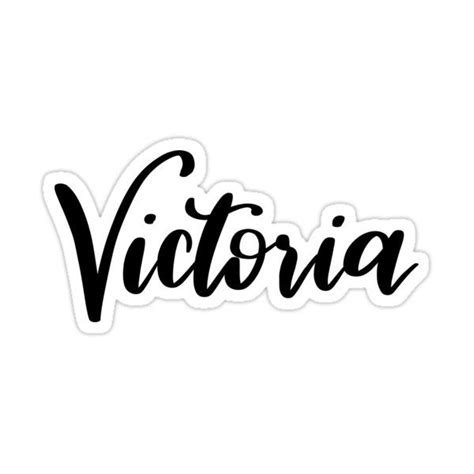 Victoria Sticker For Sale By Ellietography Stickers Victoria