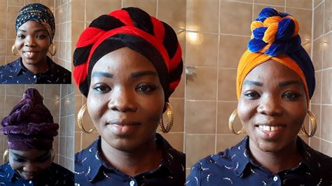 Easy Head Wrap Styles Youtube