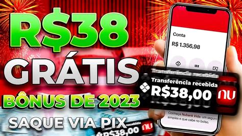 🤑ganhe R 38 00 Reais No Cadastro Via Pix Novo App Pagando Por