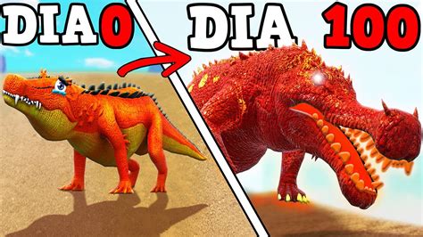 O PEQUENO CROCO DINO EVOLUIU PARA O GIGANTE KAIJU ROJO CROCODILO