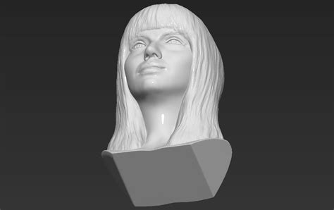 Taylor Swift Bust 3d Printing Ready Stl Obj Formats 3d Model 3d Printable Cgtrader