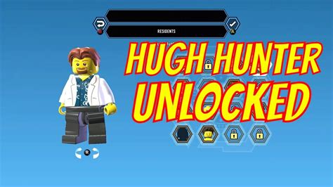 Lego City Undercover Remastered Hugh Hunter Unlock Location And Free Roam Gameplay Youtube