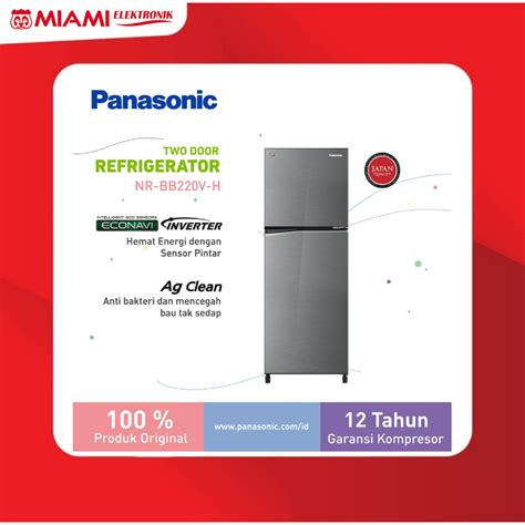 Jual Panasonic Nr Bb V H Nrbb Vh Kulkas Pintu Top Freezer