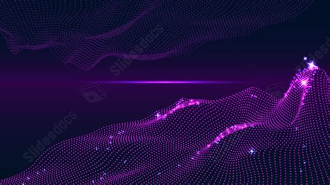 Business Line Dark Purple Particle Technology Powerpoint Background For Free Download Slidesdocs