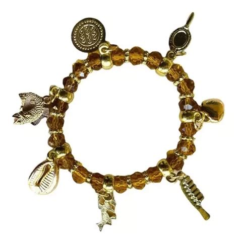 Pulseira De Oxum Orix S Candomble Umbanda Mercadolivre