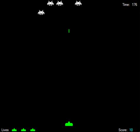 GitHub Kon Angelakis Space Invaders Clone Simple Space Invaders