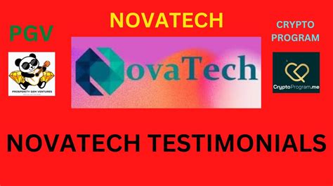 Novatech Testimonials Videos Youtube