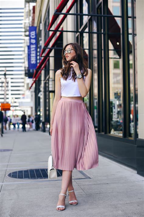 Pleated Skirt Outfit Ideas