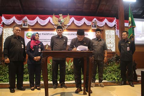 Nota Kesepakatan Perubahan Kua Dan Perubahan Ppas Apbd Blora