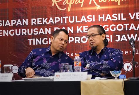 Tuntaskan Verifikasi Faktual Kepengurusan Dan Keanggotaan Kpu Jatim