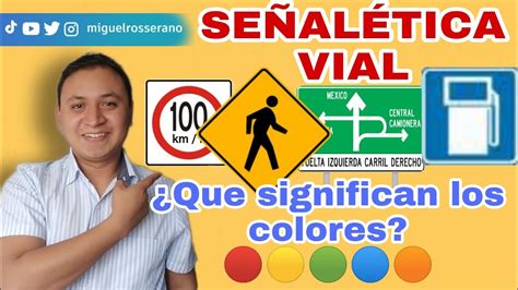 COLORES DE SEÑALES DE TRANSITO carretera vialidad YouTube