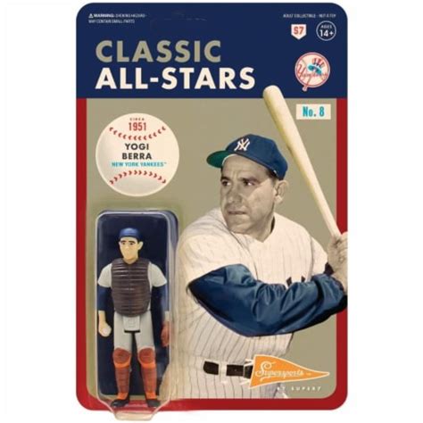 Mlb Yogi Berra New York Yankees Baseball Classic All Stars Reaction