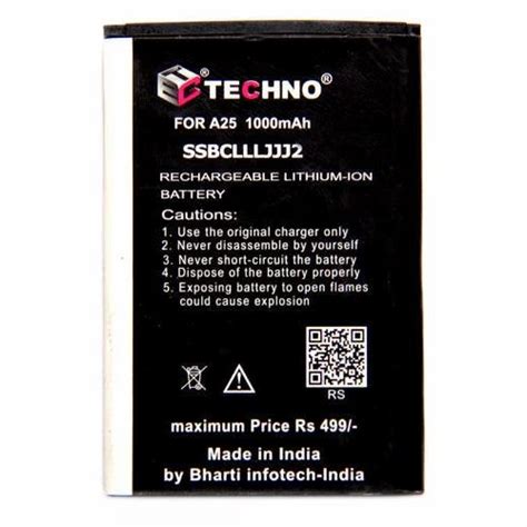 Techno Mobile Phone Battery A At Rs In Baddi Id