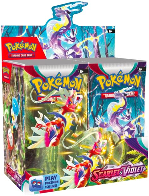 Pokemon Scarlet Violet Booster Box Display Of By The Pokemon