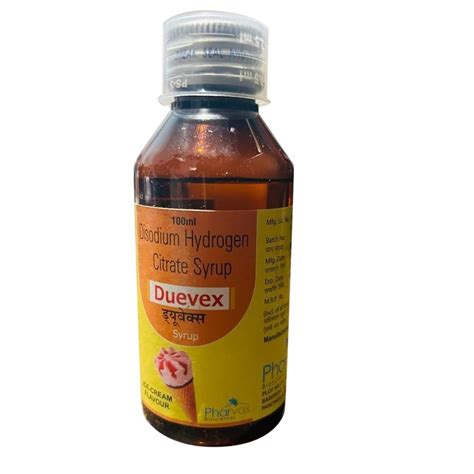 Duevex Disodium Hydrogen Citrate Syrup 100 Ml 400 Mg At Rs 15 Bottle