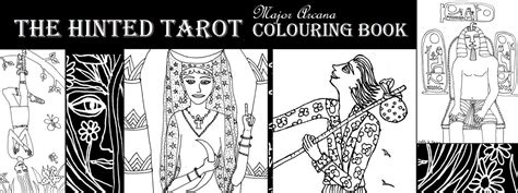 Hinted Tarot Major Arcana Colouring Book