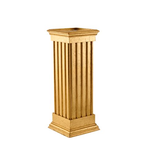 Greek Classic Plinths With Gold Gilt Finish Hire Options Greathire London