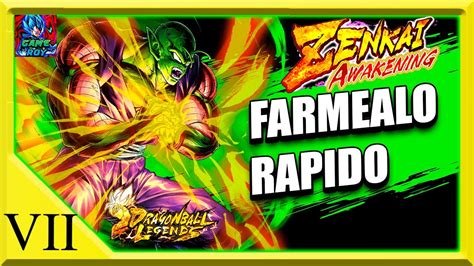 DRAGON BALL LEGENDS COMO FARMEAR A ZENKAI 7 EL PICCOLO CON KAMI