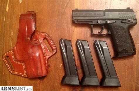 Armslist For Sale Hk Usp 45 Compact With 4 Mags 3 10 Round 1 8