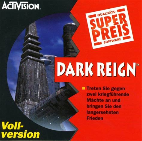 Dark Reign The Future Of War Cover Or Packaging Material Mobygames