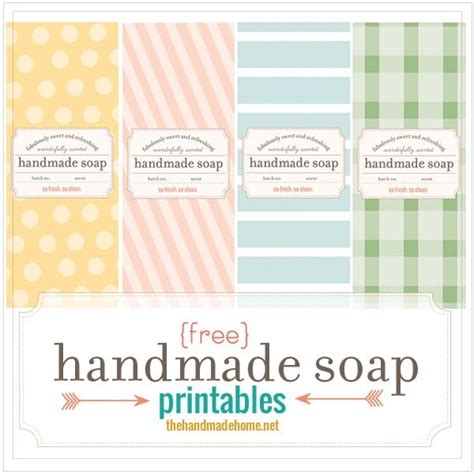 Make Your Own Soap {our Fave Recipes Free Printables} The Handmade Home