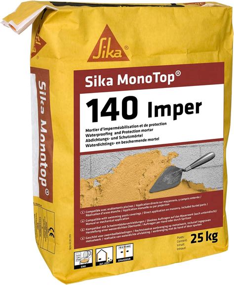 Enduit D Imperm Abilisation Des Piscines Et Des Murs Sika Monotop