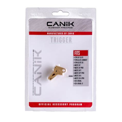 Canik Rival S Aluminum Flat Trigger Assembly Gold