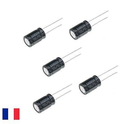 Lot de 5 condensateurs chimique 1000µF 16V 1000mF 1000uF radial 105 eBay