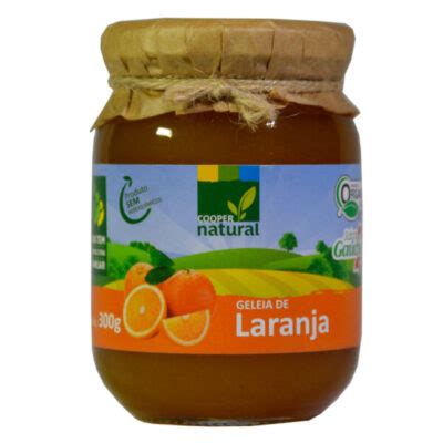 GELEIA DE LARANJA ORGÂNICA Organicos Verde Natural